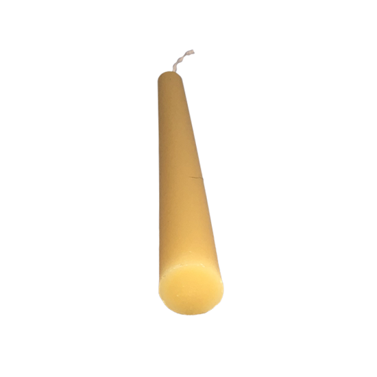 7 Inch Taper Beeswax Candle 
