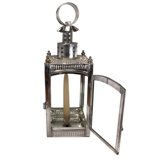 Paul Revere Punched Glass / Tin Lantern